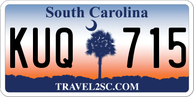 SC license plate KUQ715