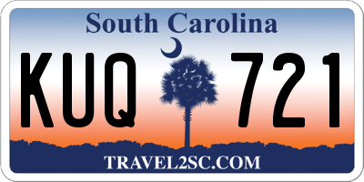 SC license plate KUQ721