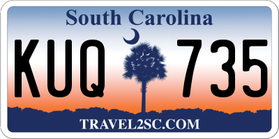 SC license plate KUQ735