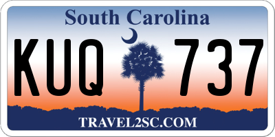 SC license plate KUQ737