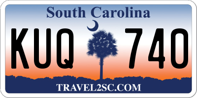 SC license plate KUQ740
