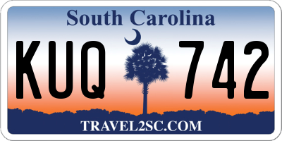 SC license plate KUQ742
