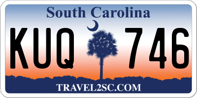 SC license plate KUQ746