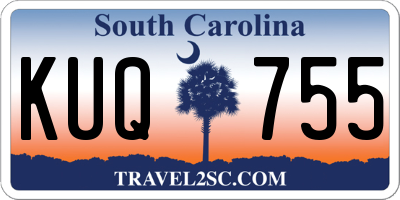 SC license plate KUQ755