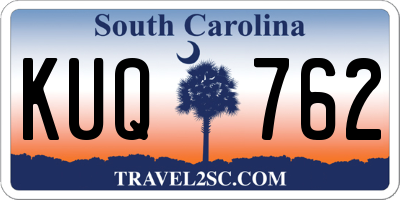 SC license plate KUQ762