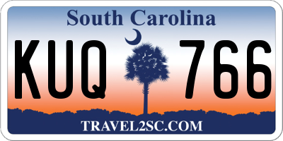 SC license plate KUQ766