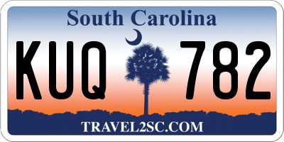 SC license plate KUQ782