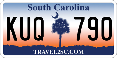 SC license plate KUQ790