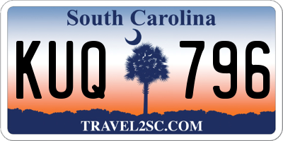 SC license plate KUQ796