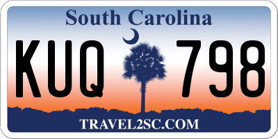 SC license plate KUQ798