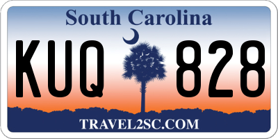 SC license plate KUQ828