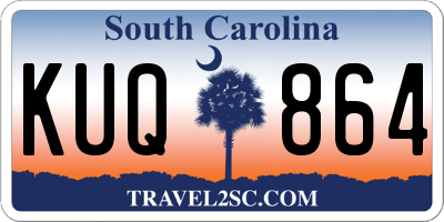 SC license plate KUQ864