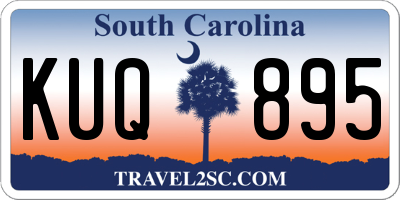 SC license plate KUQ895