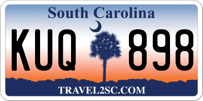 SC license plate KUQ898