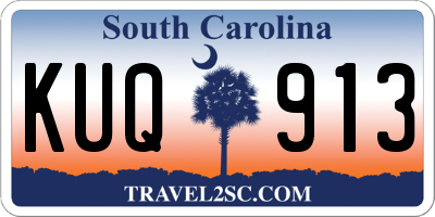 SC license plate KUQ913