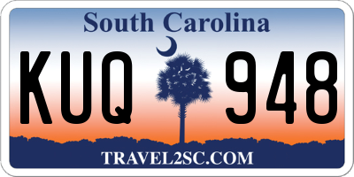 SC license plate KUQ948