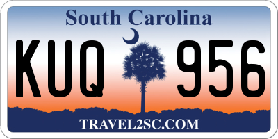 SC license plate KUQ956