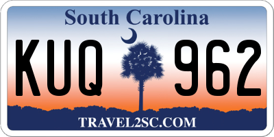 SC license plate KUQ962