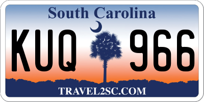 SC license plate KUQ966