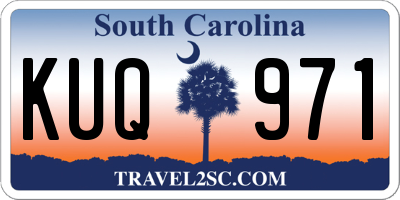 SC license plate KUQ971