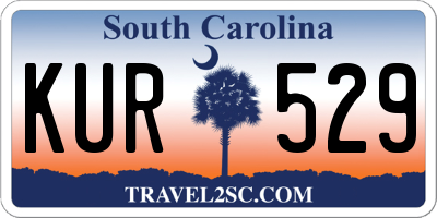 SC license plate KUR529