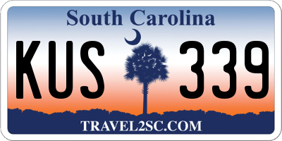 SC license plate KUS339