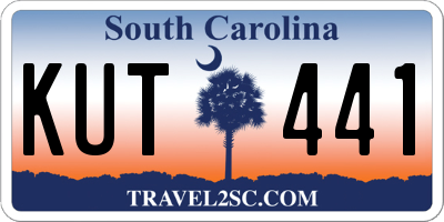 SC license plate KUT441