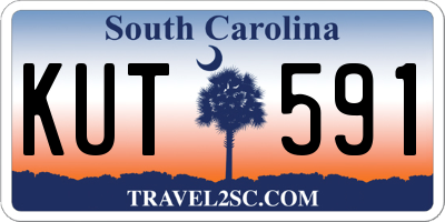 SC license plate KUT591