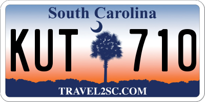 SC license plate KUT710