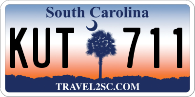 SC license plate KUT711
