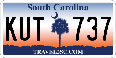 SC license plate KUT737