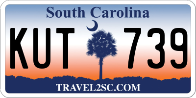 SC license plate KUT739