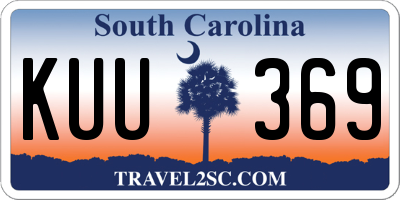SC license plate KUU369