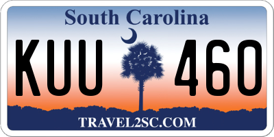 SC license plate KUU460