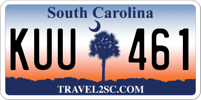 SC license plate KUU461