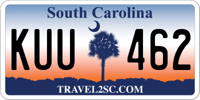 SC license plate KUU462
