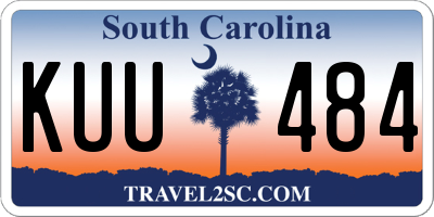 SC license plate KUU484