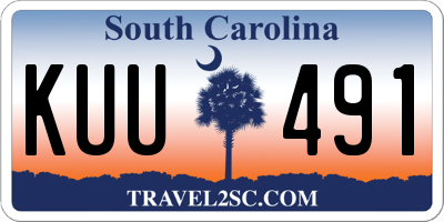 SC license plate KUU491