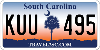 SC license plate KUU495