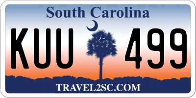 SC license plate KUU499