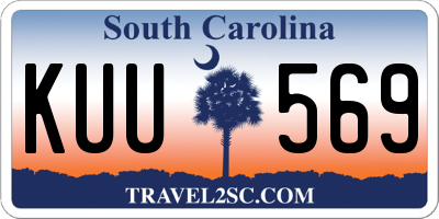 SC license plate KUU569