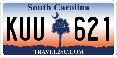 SC license plate KUU621