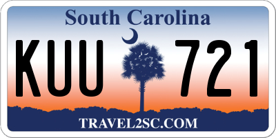 SC license plate KUU721