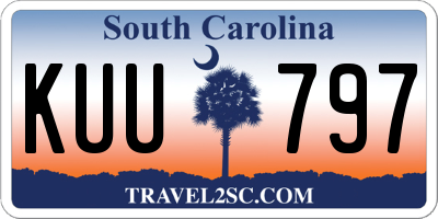 SC license plate KUU797