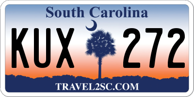 SC license plate KUX272