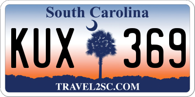 SC license plate KUX369