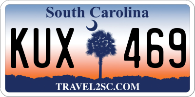 SC license plate KUX469
