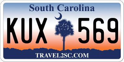 SC license plate KUX569