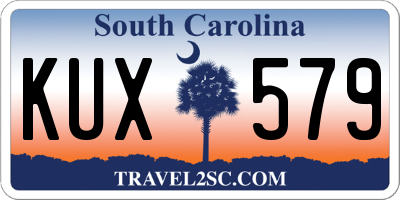 SC license plate KUX579