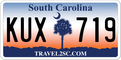 SC license plate KUX719